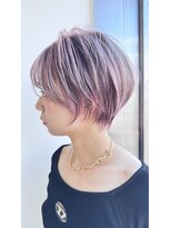 バンプ ギンザ(BUMP GINZA) 30代40代50代ショート似合わせ白髪ぼかし前髪あり髪型