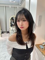 ロンドルピナス 小倉(Lond Lupinus) ミディアムレイヤーカット/似合わせカット/大人ガーリー/20代