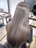 【美髪矯正♪】コスメ縮毛矯正＋カット＋4ステップtr ￥15900