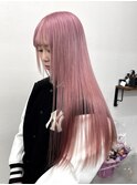 ハッシュカット/顔周りカット/横浜/ハイトーン/金髪