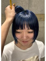 ウェウェ(wewe)&nbsp;ブルーカラー/ブリーチ/ダブルカラー/ハイトーン/西宮/西宮北口