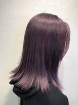 エイム ヘア デザイン 町田店(eim hair design)&nbsp;大人可愛いバイオレットピンク/外ハネボブ/艶カラー