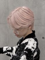 men's salon tiam 渋谷 メンズカット/メンズカラー/韓国【ティアム】&nbsp;ピンクベージュウルフ