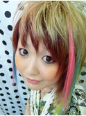 派手カラー派手エクステ