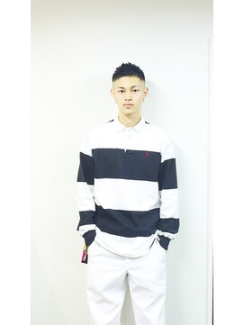 メリケンバーバーショップ フクオカ(MERICAN BARBERSHOP FUK) クラウドマッシュテクノセミウェットワイルドツーブロック14