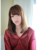 簡単スタイリング×ナチュラルストレート