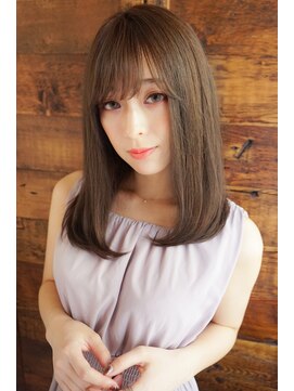 ロンドローズ 名古屋(Lond damaskRose) 【Lond damaskRose】川瀬賢翁 流し前髪が可愛いワンカールヘア