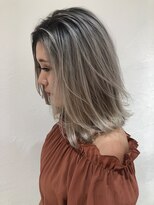 アッシュ 武蔵小金井店(Ash)&nbsp;バレイヤージュ　ホワイトブロンド