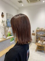 リコヘアー(Lico hair)&nbsp;外ハネミディ【ピンクブラウン】