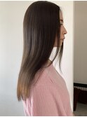 ロング／グレージュ