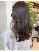 ボルデヘアー 亀有(Borde HAIR) ちらっとインナーカラーカーキアッシュ【Anna】ボルデ亀有美容室