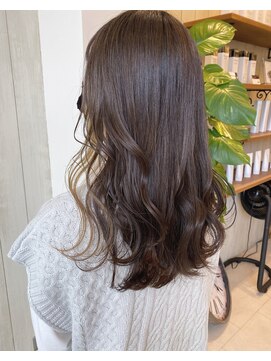 ボルデヘアー 亀有(Borde HAIR) ちらっとインナーカラーカーキアッシュ【Anna】ボルデ亀有美容室