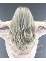 バトー(bAteAu)&nbsp;ミルクティー、グラデーション、エクステ、インナー、ハイライト