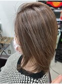 2ブリーチ白髪ぼかしハイライト[八王子/髪質改善/大人女性]