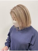 breach color/White milk blond/神崎