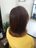 ユニ ヘアサロン イシグロ(yuni HAIRSALON ishiguro) 切りっぱなしボブ