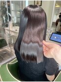 髪質改善】激艶アッシュミディーミディアムヘアー