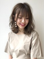 ジアン バイ ミルボン 西宮ガーデンズプラス(GIEN by milbon)&nbsp;ゆるふわミディアム/透明感カラー/濱田 実果