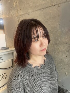 クロエバイラヴィズム 古町6番店(CLOE by LUVISM) カジュアル大人ボブ