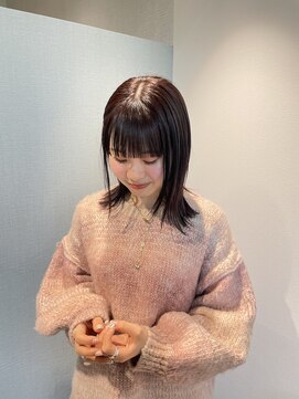 アム(amu) パープルブラック/ラベンダー/グレージュカラー