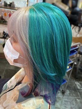 美容室フレスコ マーメイドカラー