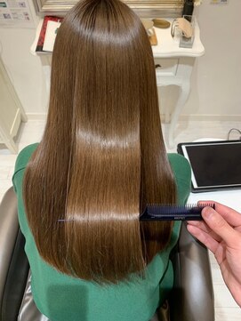 コルテ 倉敷西阿知店(CoRte.) 20代30代40代☆縮毛矯正/髪質改善/ベージュ/ストレートロング/夏