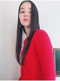 艶髪　髪質改善　ストレート