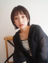 ガーランド (Garland)&nbsp;切りっぱなしボブ/マロンベージュ/前髪/原宿神宮前