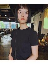 フェム(5)&nbsp;前髪ダウンパーマとパッツンボブ♪