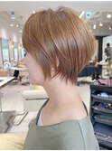 絶壁解消/大人可愛い/ひし形/小顔/30代40代◎ショートボブN