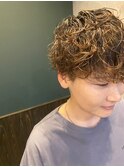 【merci古河店】ハンサムマッシュパーマ