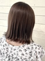 ルノン フィージュ(LUNON fieju)&nbsp;アッシュベージュ/外はねボブ/髪質補修カラー