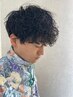 メンズカット＋パーマ＋シェービング　￥10,000【90分】