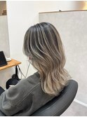 海外風バレイヤージュ