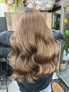 アミリー ひたち野うしく店(Amily) ハイライトバレイヤージュダブルカラーケアブリーチ20代30代