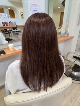ヘア アンド ブライダル ノア(hair&bridal noah) ロング艶感ナチュラルストレート髪質改善ストレート20代30代