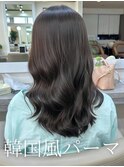 レイヤーカット/顔周りカット/顔周りレイヤー /韓国風パーマ
