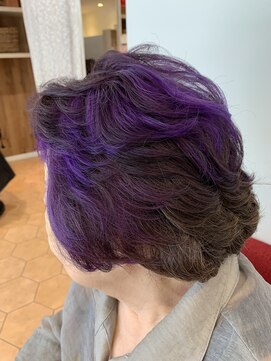 アズールサン 草加西口店(azule-sun) メッシュ,マダムショート,パーマ