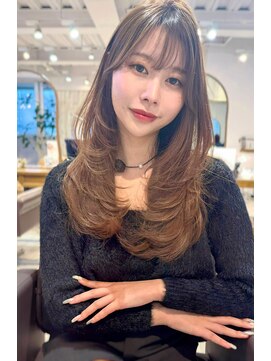 レイラバイアフロート 吉祥寺(Lila by afloat) レイヤーカット/顔まわりカット/おくれ毛カット/ロングレイヤー