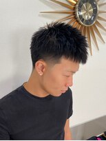 メゾンフォーメン 心斎橋店(Maison for men)&nbsp;外国人風　テクスチャークロップ　ハイテーパーフェード