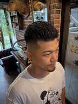 バレス 田町(BALES)&nbsp;フェードショートスリックバックスタイル