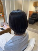 髪質改善×くびれボブ10.31暗めカラー