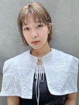 トリッカ 銀座(tricca)&nbsp;レイヤーボブ/ダブルカラー/外はねボブ/小顔ヘア/顔周り