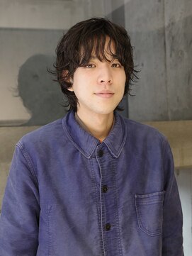 ネロ ヘアアンドライフストア 渋谷(NERO HAIR AND LIFESTORE) 【三浦真穂】メンズ　くせ毛風ニュアンスパーマ