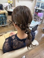 ハグエヴェック(HUG AVEC)&nbsp;結婚式参列ヘアセット