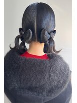 エル セルカ 高田馬場(el CERCA)&nbsp;ツインリボンシニヨンスタイル