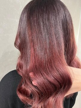 カルフール ロハス 草加東口店(Carrefour LOHAS) ケアブリーチ・グラデーション・トレンド・韓国風デザイン・艶髪