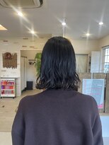 トップヘアー 大元店(TOP HAIR)&nbsp;ボブ／切りっぱなし／アゴ下ボブ／前下がりボブ