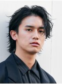 銀座センタパートパーマシャドウパーマツーブロックメンズパーマ