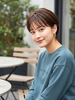 フレイムス ヘアアンドリラックス 南越谷店(Frames hair&relax)&nbsp;忙しい20代に人気！越谷の時短ショートボブ×ヘーゼルグレージュ